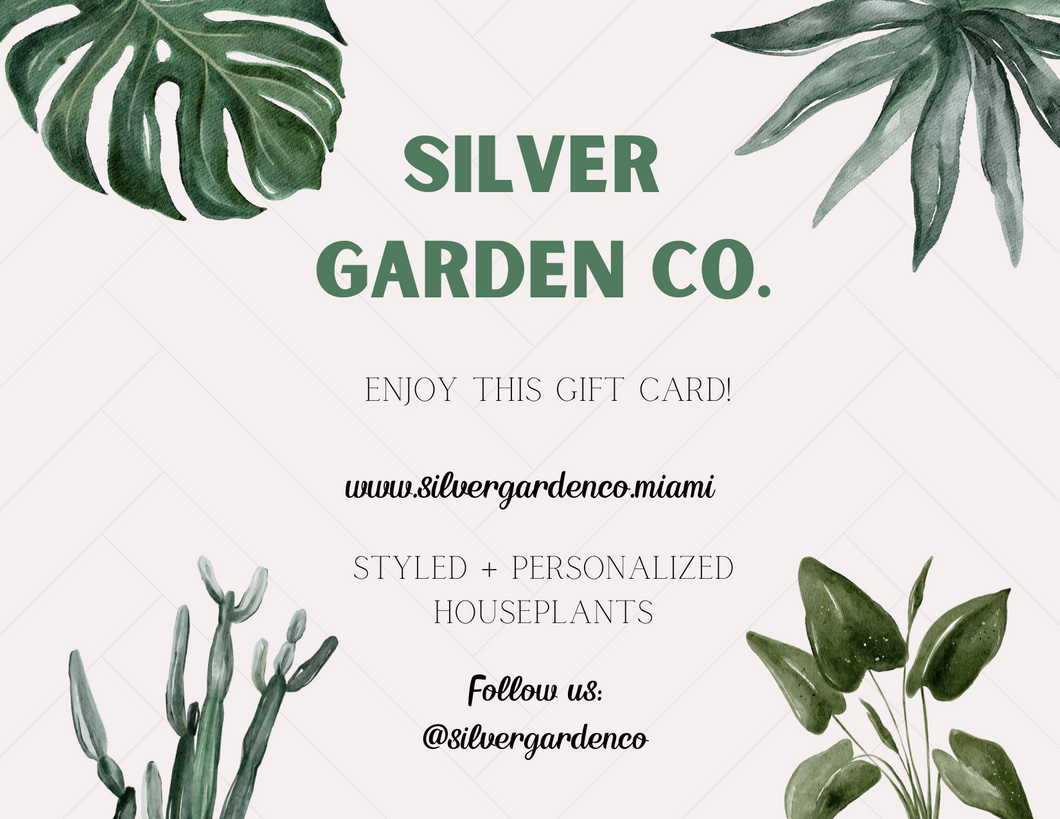 Silver Garden Co Gift Card